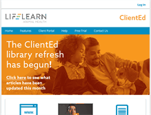 Tablet Screenshot of lifelearn-cliented.com